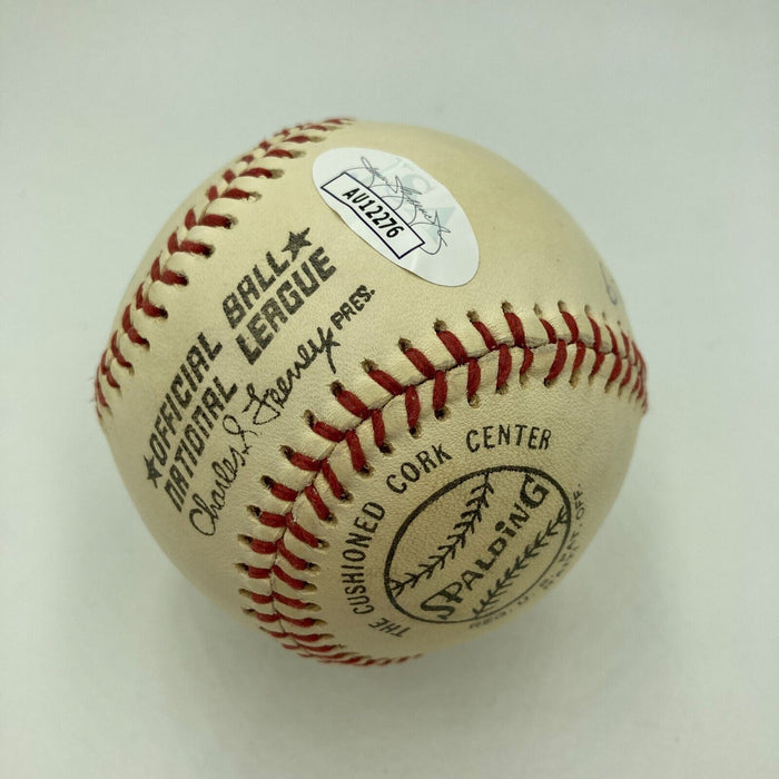 Billy Cannon Signed Vintage NL Baseball Heisman Trophy Winner JSA COA