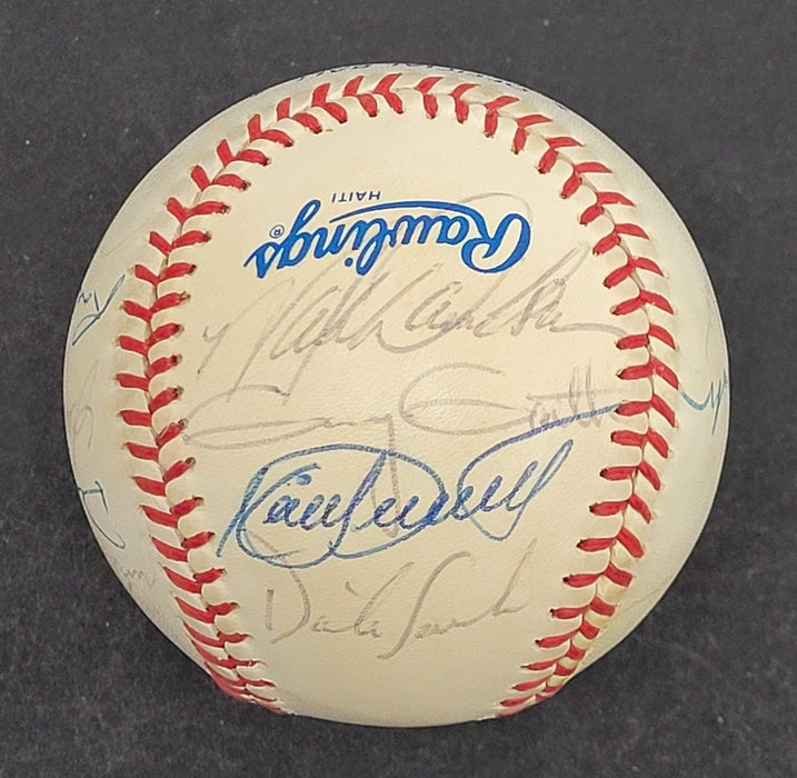 1987 Minnesota Twins World Series Champs Team Signed W.S. Baseball JSA COA