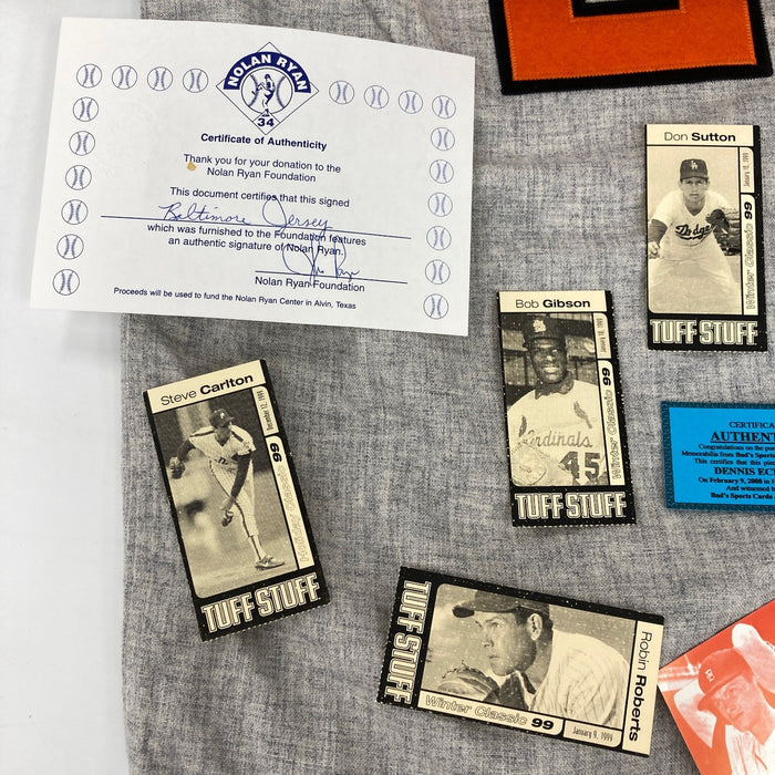 Sandy Koufax Hall Of Fame Pitching Legends Multi Signed Jersey 17 Sigs JSA COA