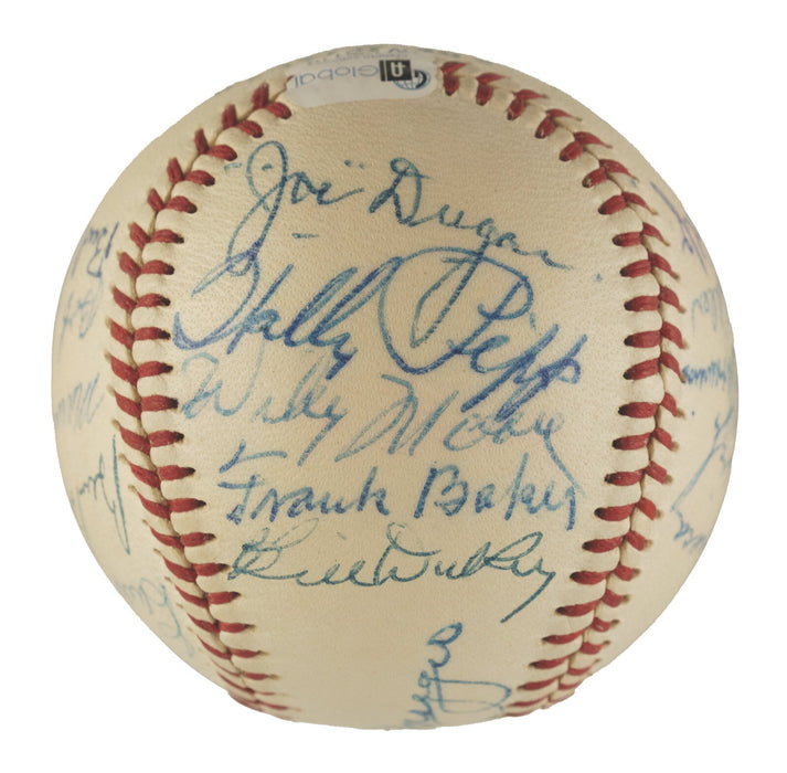 1920's-50's Yankees Legends HOF Signed Baseball Joe Dimaggio JSA COA