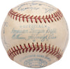 1951 Yankees World Series Champs Team Signed Baseball Mickey Mantle Rookie PSA