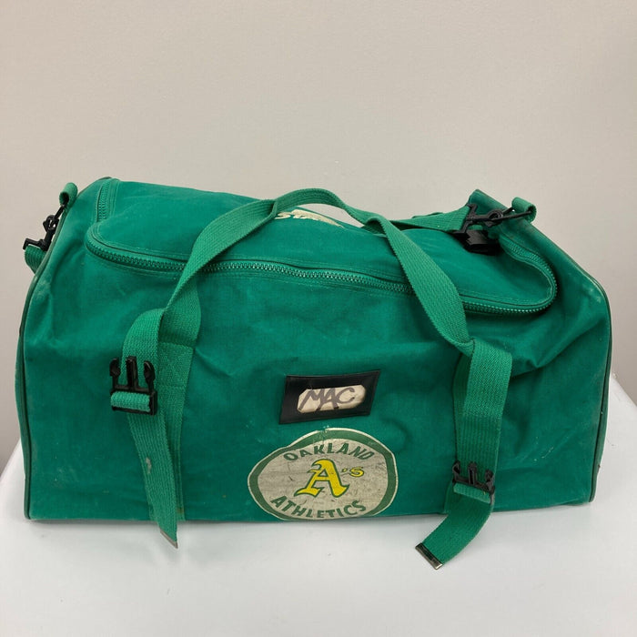 Mark McGwire 1980's Personal Game Used Oakland A's Duffle Bag