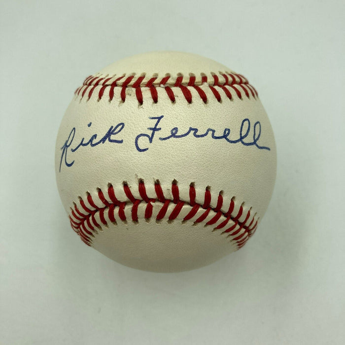 Rick Ferrell Signed American League Baseball JSA COA