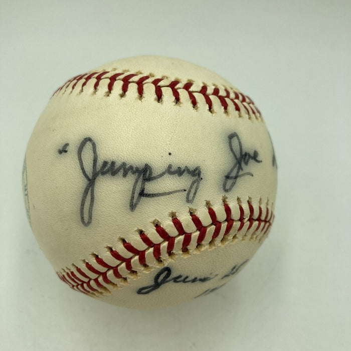Joe Dugan "Jumping Joe" Signed Major League Baseball 1927 New York Yankees JSA