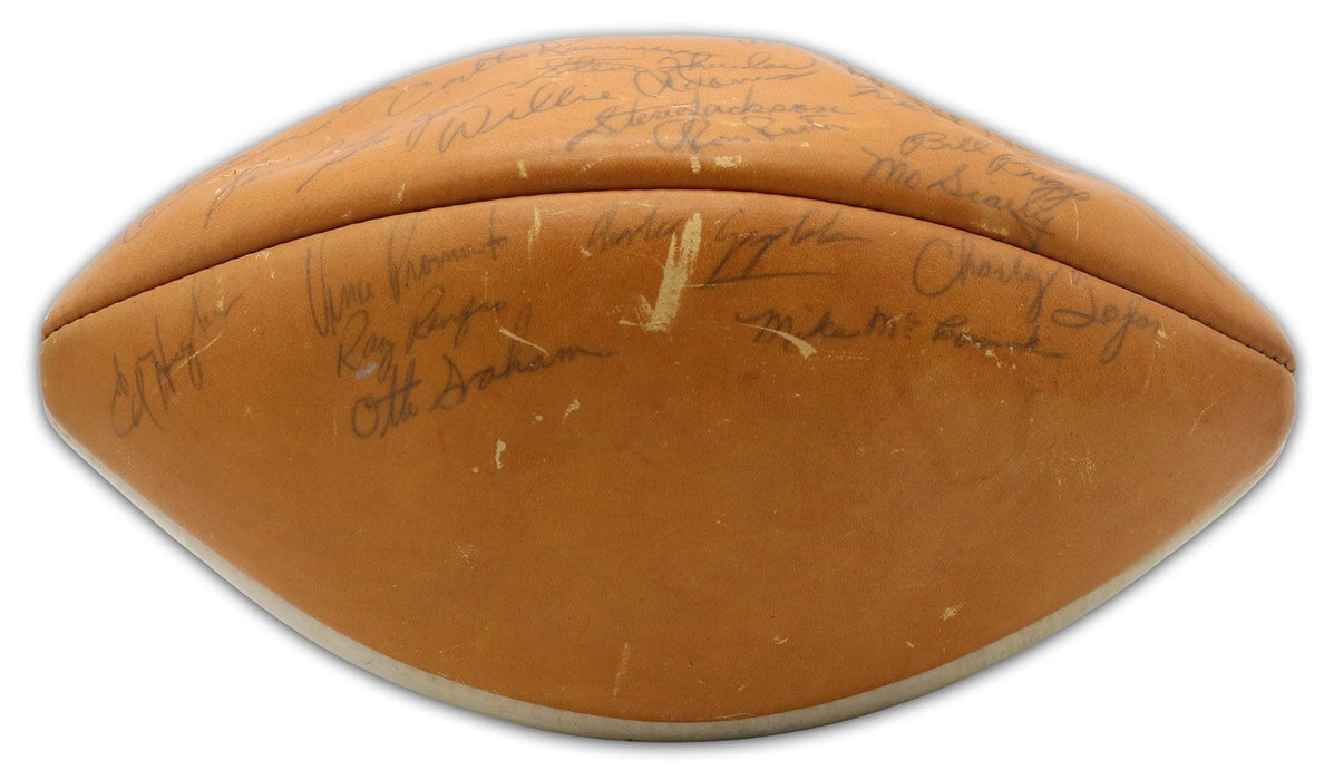 1966 Washington Redskins Team-Signed Football 44 Signatures JSA COA