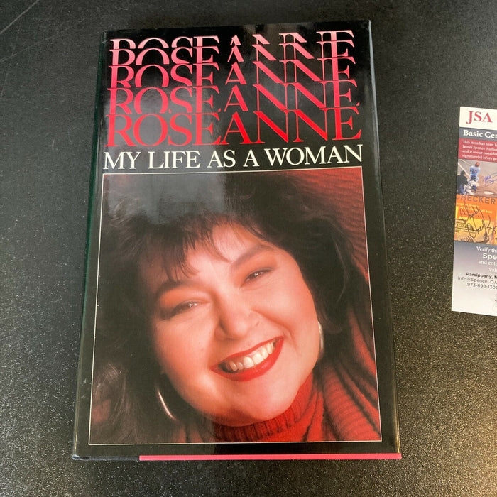 Roseanne Signed Autographed My Life As A Woman Book With JSA COA