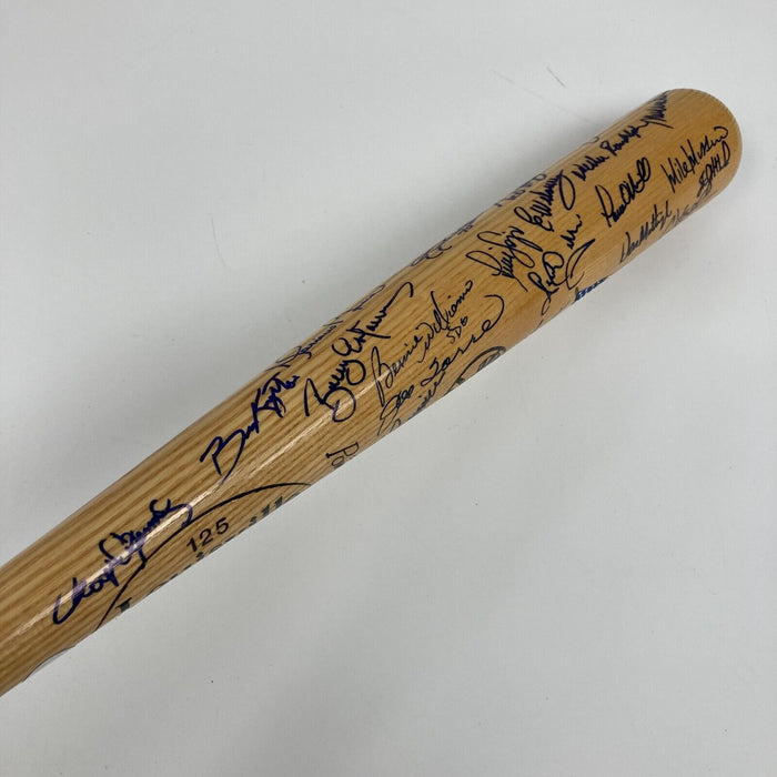 2001 New York Yankees Team Signed 9/11 Baseball Bat Derek Jeter MLB Authentic