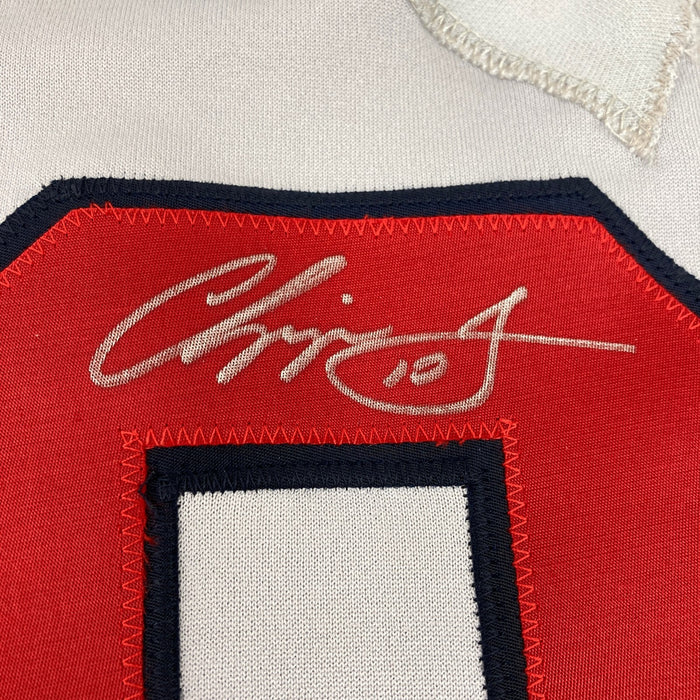 Chipper Jones Signed Authentic Atlanta Braves Russell Jersey JSA COA