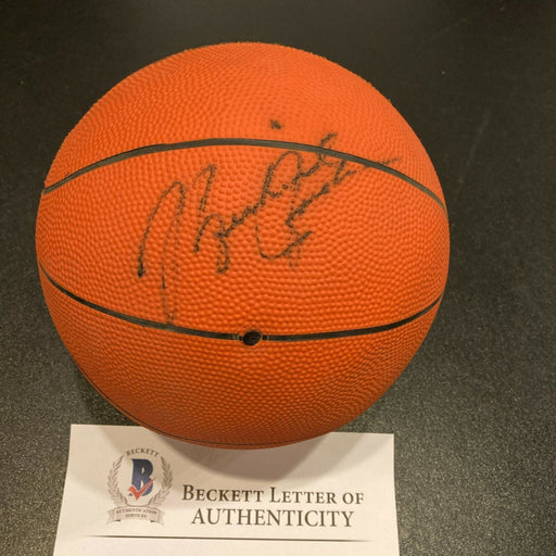Michael Jordan 1984 Rookie Signed Chicago Bulls Basketball With Beckett COA