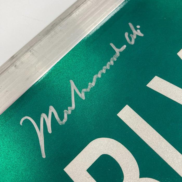 Muhammad Ali Signed 6x30 Muhammad Ali BLVD Street Sign PSA DNA COA