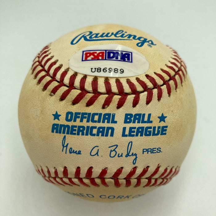 Earl Weaver "Hall Of Fame 1996" Signed American League Baseball PSA DNA COA