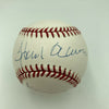 Hank Aaron & Al Downing Signed Major League Baseball JSA COA