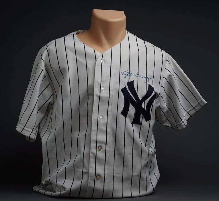 Lefty Gomez Signed 1970's New York Yankees Game Used Uniform Jersey With JSA COA