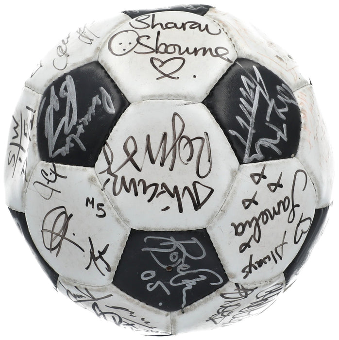 Donald Trump & Kanye West Celebrity Multi Signed Soccer Ball 30+ Sigs JSA COA