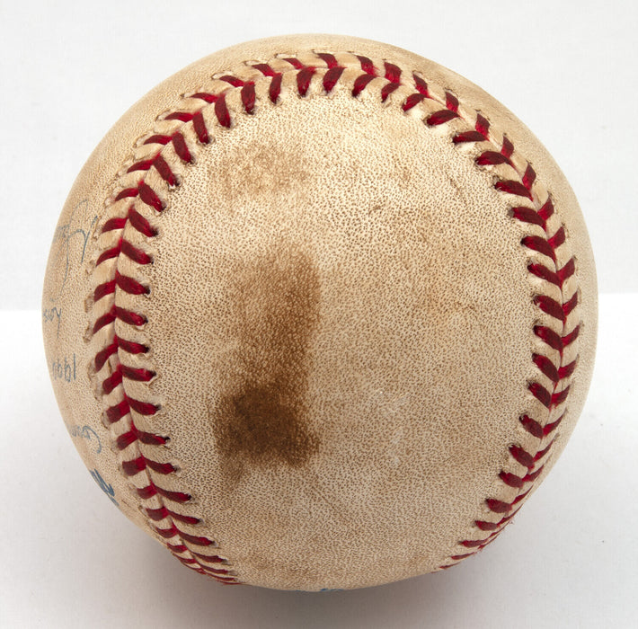 The Final Out Baseball Of The 1999 World Series Signed By Mariano Rivera PSA DNA