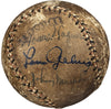 Babe Ruth Lou Gehrig & Honus Wagner Signed 1920's Baseball PSA DNA COA