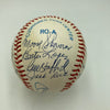 1961 New York Yankees World Series Champs Team Signed Baseball Mickey Mantle JSA