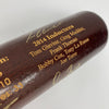 2014 HOF Induction Signed Bat Greg Maddux Tom Glavine Bobby Cox Frank Thomas MLB