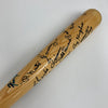 Chicago Cubs Hall Of Fame Legends Signed Baseball Bat 24 Sigs Ernie Banks JSA