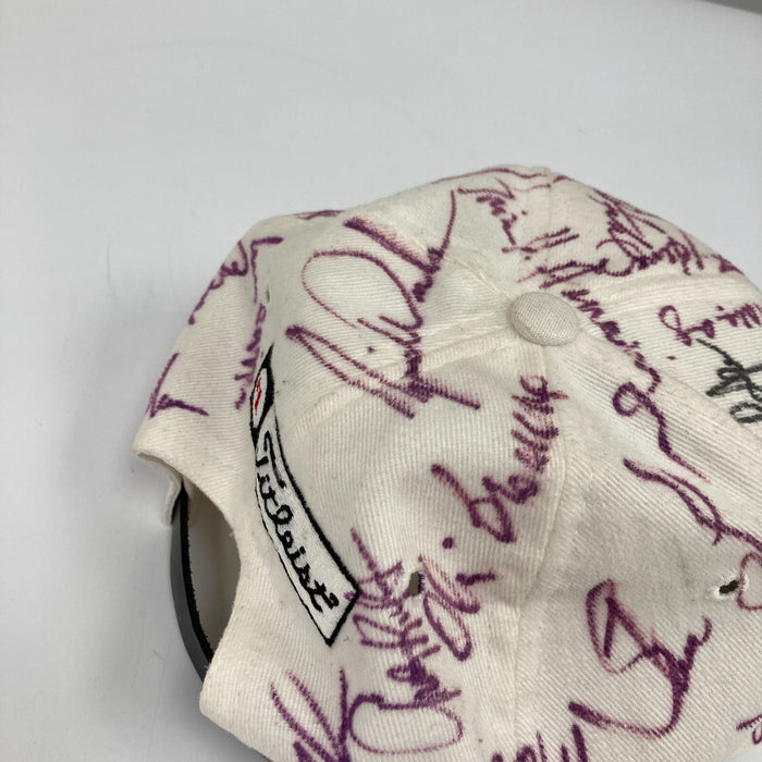 Tiger Woods PGA Tour Golf Legends Multi Signed Hat 31 Sigs JSA COA