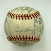 Beautiful 1957 Milwaukee Braves World Series Champs Team Signed Baseball JSA COA