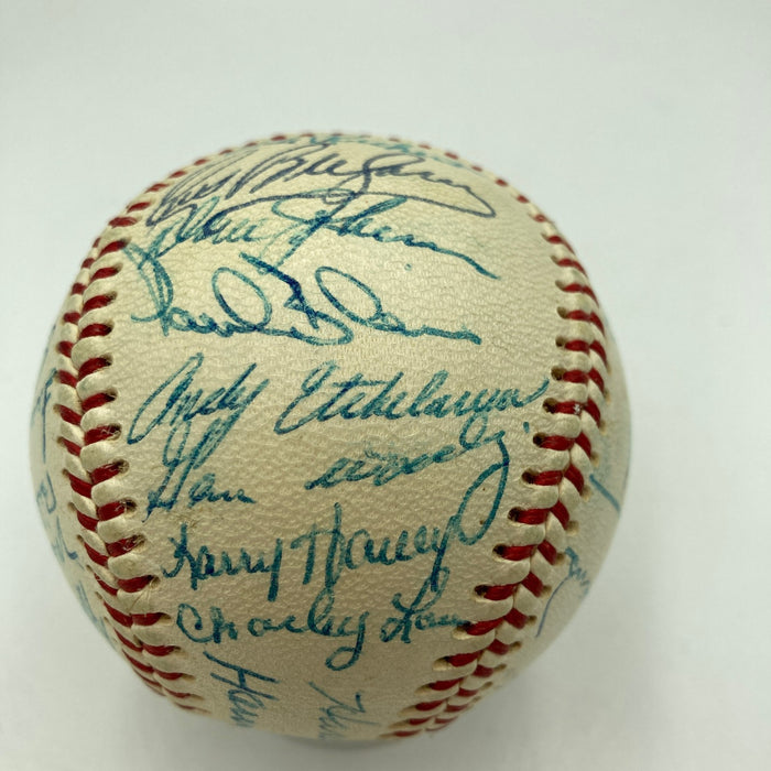 Beautiful 1967 Baltimore Orioles Team Signed American League Baseball JSA COA