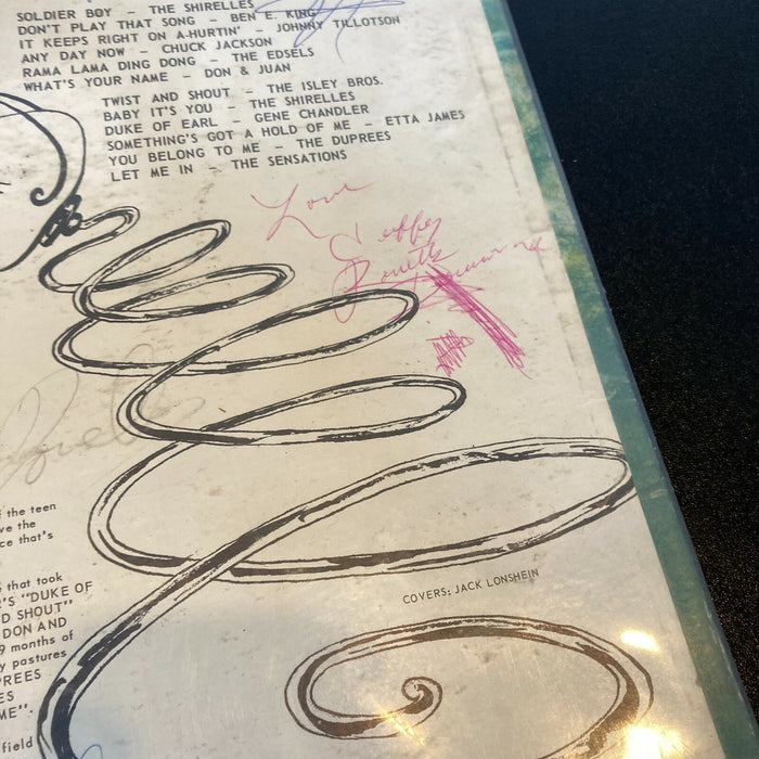 Jay & The Americans, The Ronettes, Little Anthony Imperials Signed LB Record