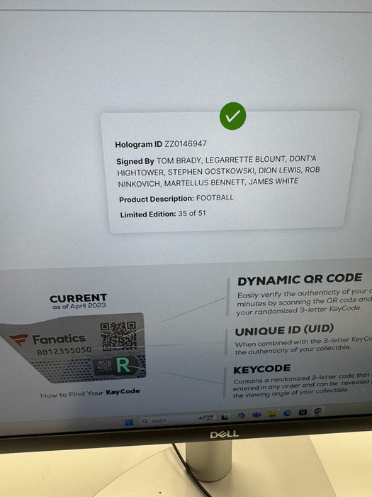 Tom Brady 2016 New England Patriots Team Signed Super Bowl LI Football Fanatics