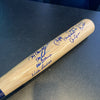 2000 NY Yankees WS Champs Team Signed Bat Derek Jeter Mariano Rivera JSA COA