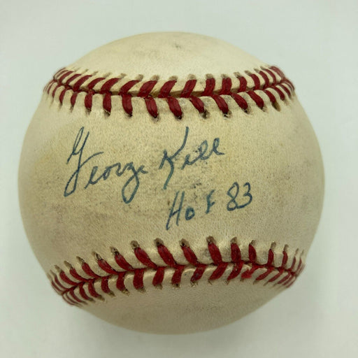George Kell HOF 1983 Signed Official American League Baseball