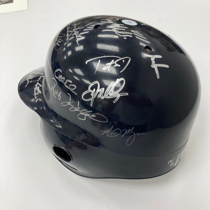 2004 Boston Red Sox World Series Champs Team Signed Authentic Helmet JSA COA