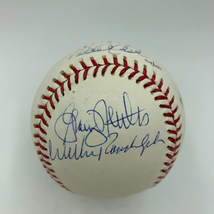 Rare Derek Jeter & Don Mattingly Yankees Living Captains Signed Baseball Steiner