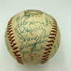 Willie Mays 1954 New York Giants World Series Champs Team Signed Baseball JSA