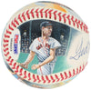 Beautiful Ted Williams Signed Ron Lewis Hand Painted Art Baseball JSA COA