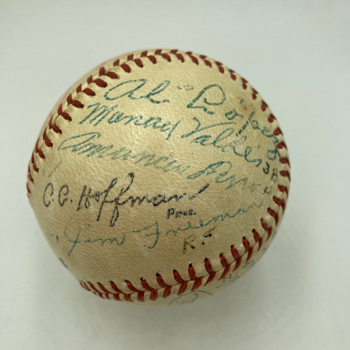 1953 Decatur Commodores Minor League Champions Team Signed Baseball JSA COA RARE