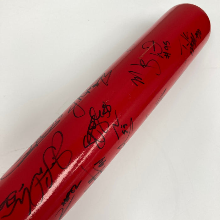 2011 New Orleans Saints Team Signed Baseball Bat 30 Sigs Drew Brees Beckett COA