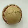 Nellie Fox Pre Rookie 1945 Lancaster Red Roses Minor League Signed Baseball JSA