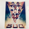 500 Home Run Club Signed 11x14 Photo Mickey Mantle Ted Williams Beckett COA