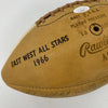 1966 NFL Pro Bowl Multi Signed Football 50 Sigs Johnny Unitas Bart Starr JSA COA