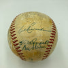 1958 New York Yankees World Series Champs Team Signed Baseball JSA COA