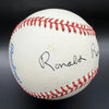 President Ronald Reagan Single Signed American League Baseball JSA COA