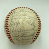 Mickey Mantle New York Hall Of Fame Legends Multi Signed Baseball 33 Sigs JSA