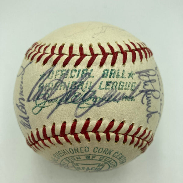 1965 Boston Red Sox Team Signed American League Baseball Beckett COA