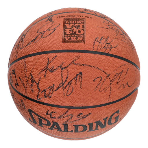 Kobe Bryant Shaq Tim Duncan 2004 NBA All-Star Game Team Signed Basketball JSA