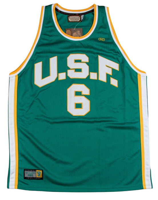 Bill Russell Signed Authentic University of San Francisco Dons Jersey JSA COA