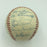 Nice 1958 Los Angeles Dodgers Team Signed National League Baseball JSA COA