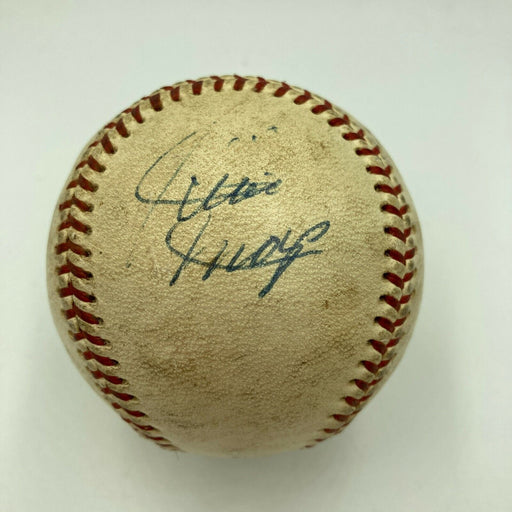 Willie Mays 1950's Playing Days Signed National League Giles Baseball JSA COA