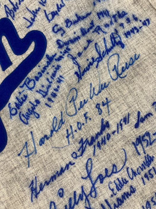 The Finest Brooklyn Dodgers Multi Signed Jersey 98 Sigs! Sandy Koufax JSA COA