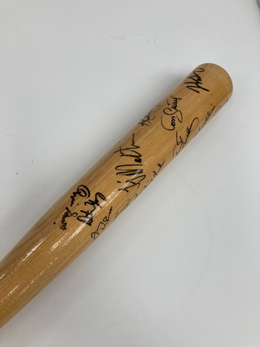 1996 St. Louis Cardinals Team Signed Baseball Bat 20+ Sigs JSA