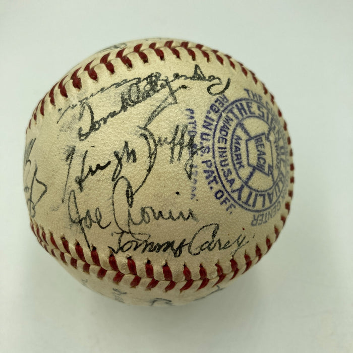 Ted Williams Rookie 1939 Boston Red Sox Team Signed Baseball Jimmie Foxx JSA COA